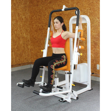 【ストレッチマシン】チェストスプレッド(ウェイトスタック式)